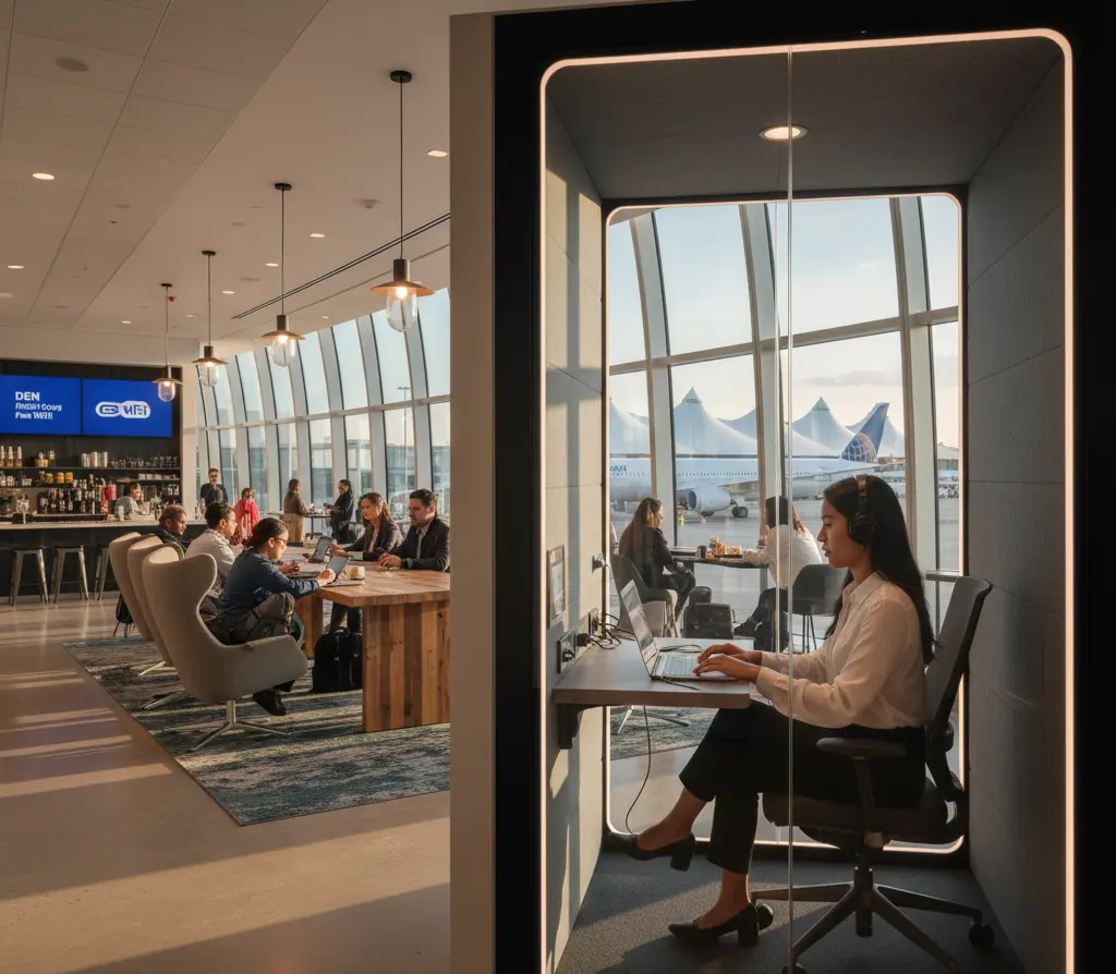 Denver Airport Workspace