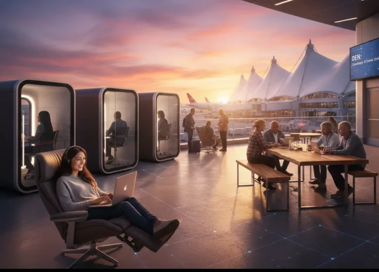Denver Airport Workspace
