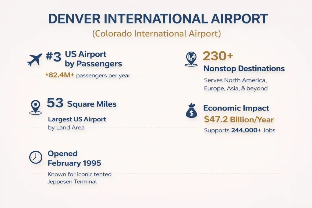 Denver International Airport Guide 2026 Connectivity, Services