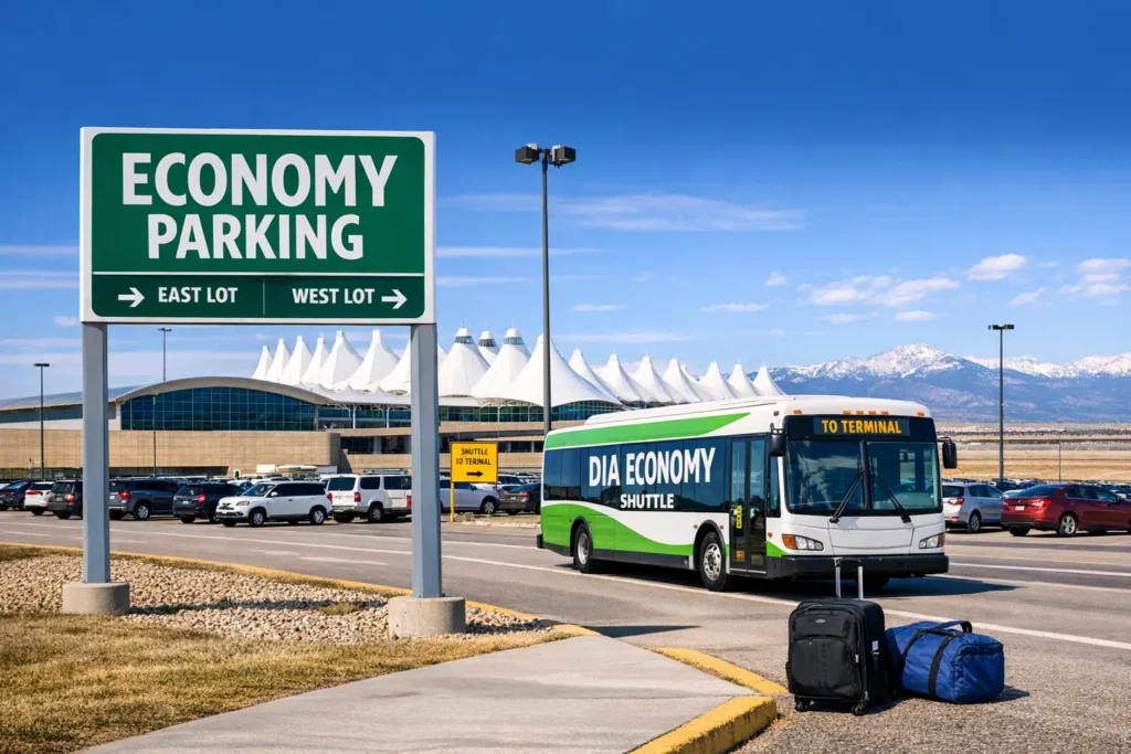 Off‑Site Economy Parking Near DIA